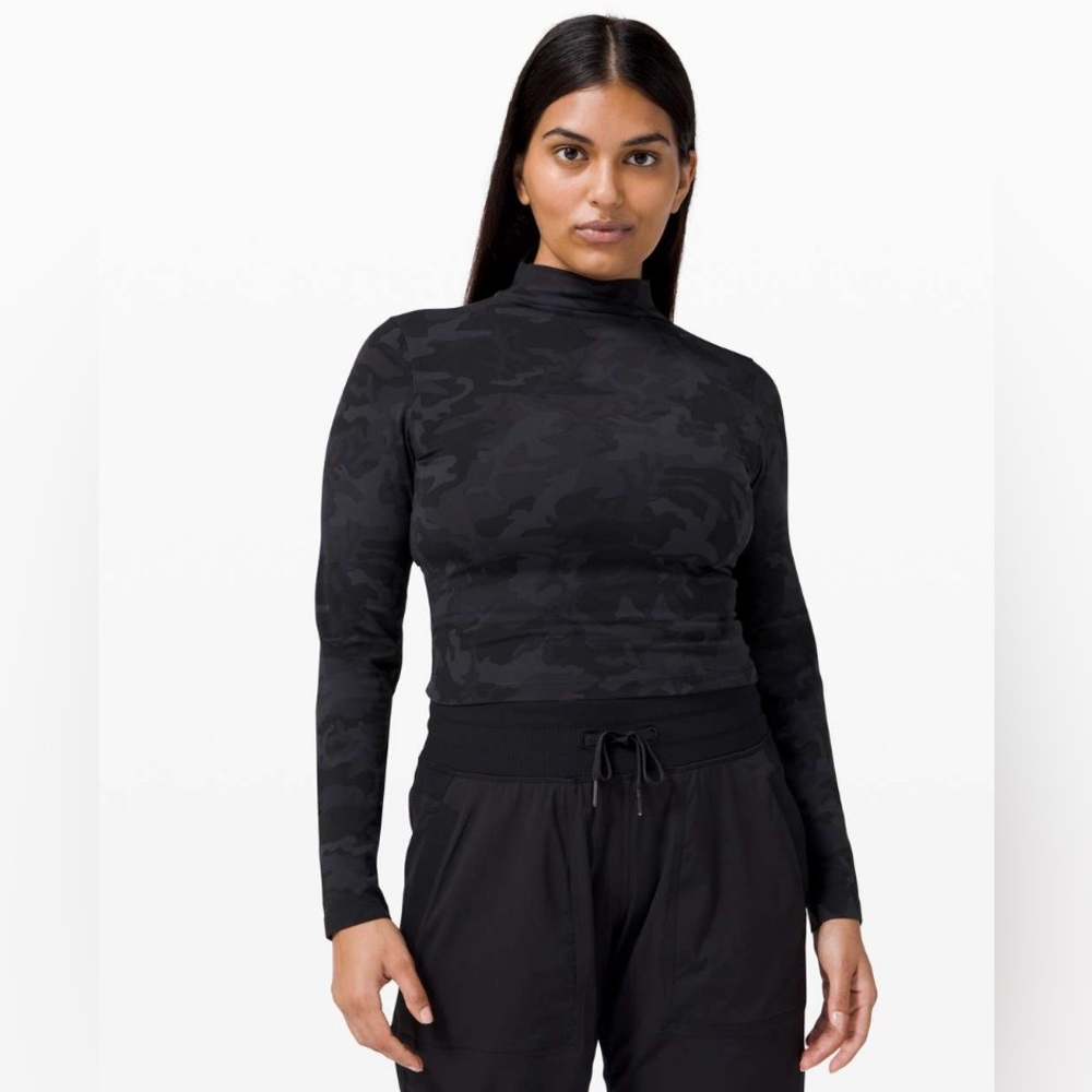 Lululemon all aligned mock neck long sleeve